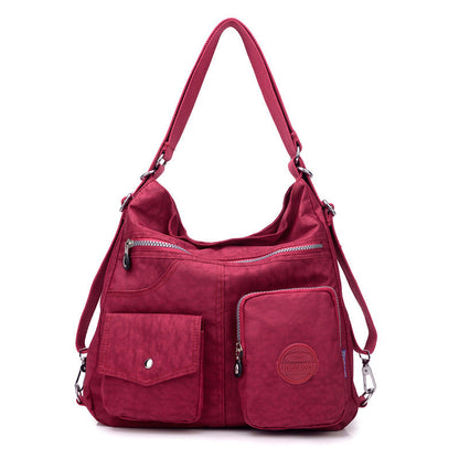 Elarova | Designer Handtasche Aus Wasserfestem Bylon Stoff Mit Großem Fassungsvermögen
