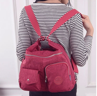 Elarova | Designer Handtasche Aus Wasserfestem Bylon Stoff Mit Großem Fassungsvermögen