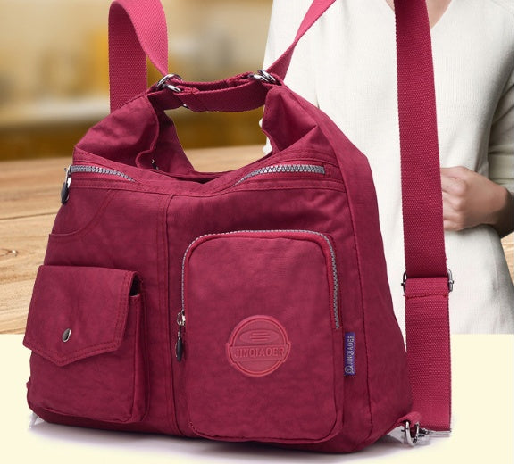 Elarova | Designer Handtasche Aus Wasserfestem Bylon Stoff Mit Großem Fassungsvermögen