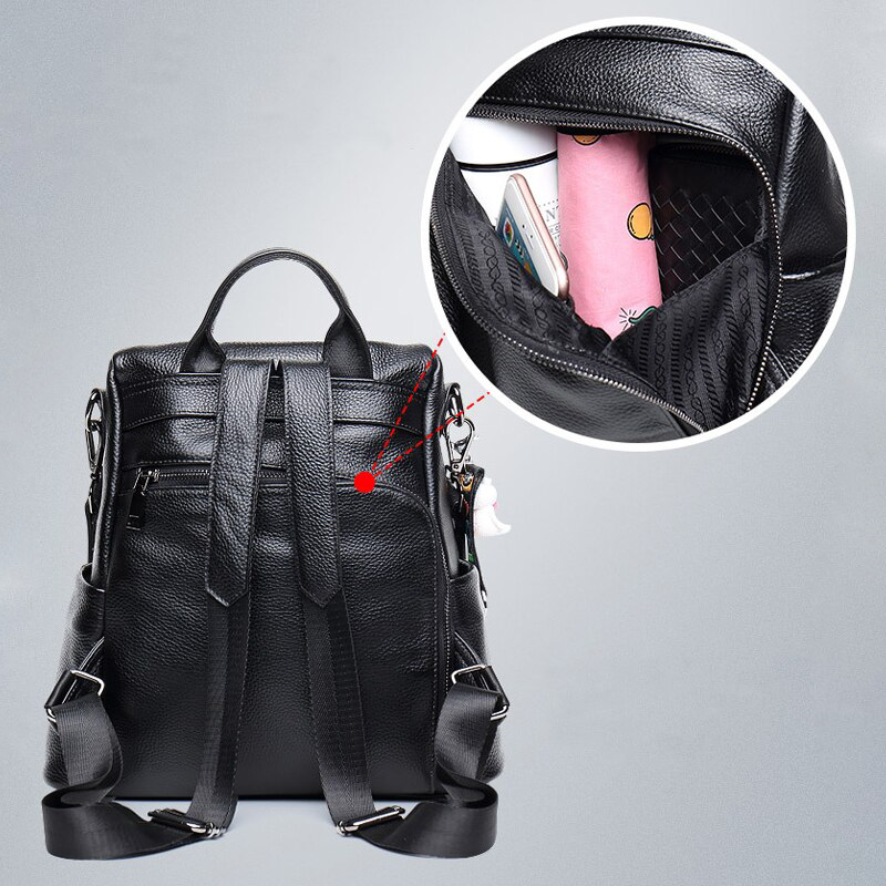 Elarova | Diebstahl Rucksack Aus Leder