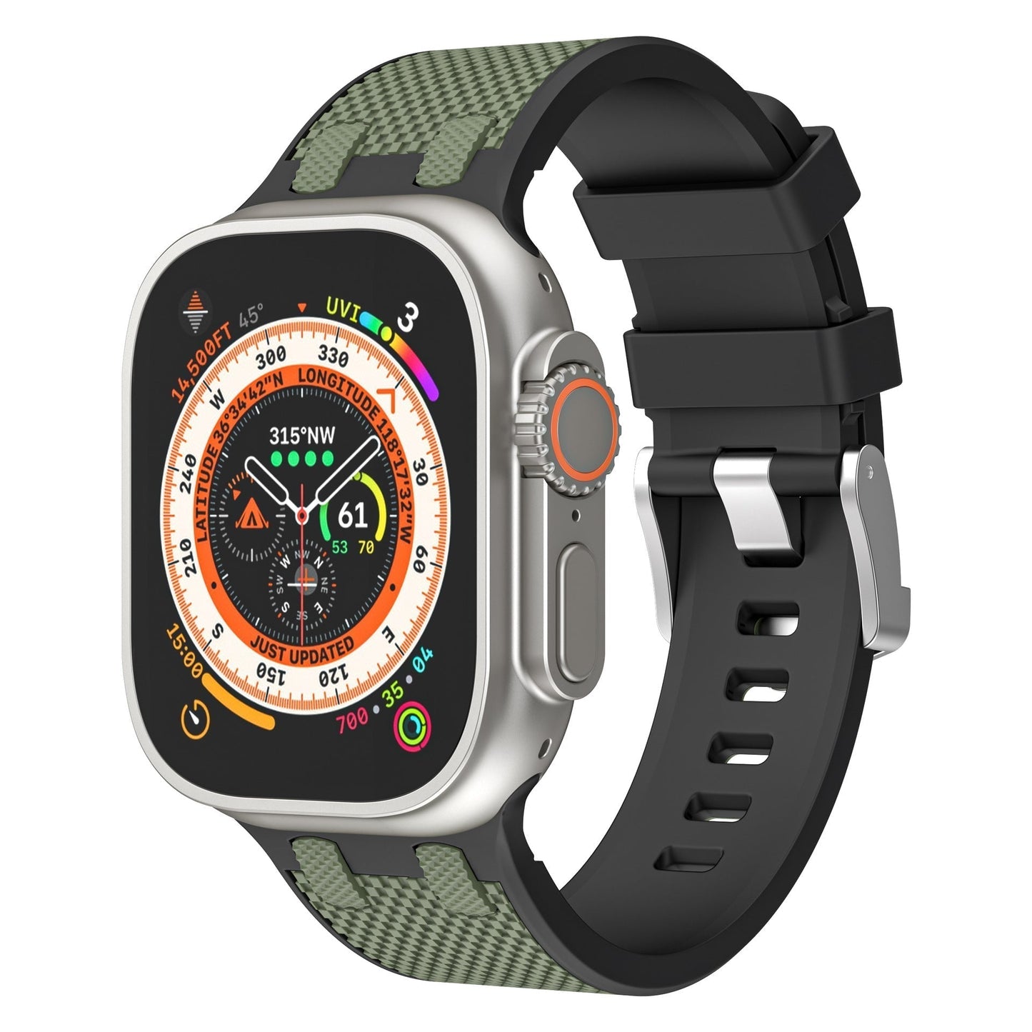 Elarova | Doppelte Farblich Passende Silikonband Für Apple Watch