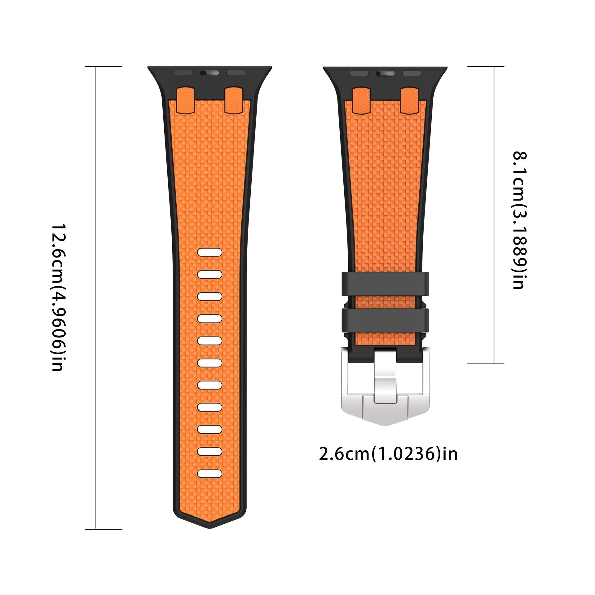 Elarova | Doppelte Farblich Passende Silikonband Für Apple Watch