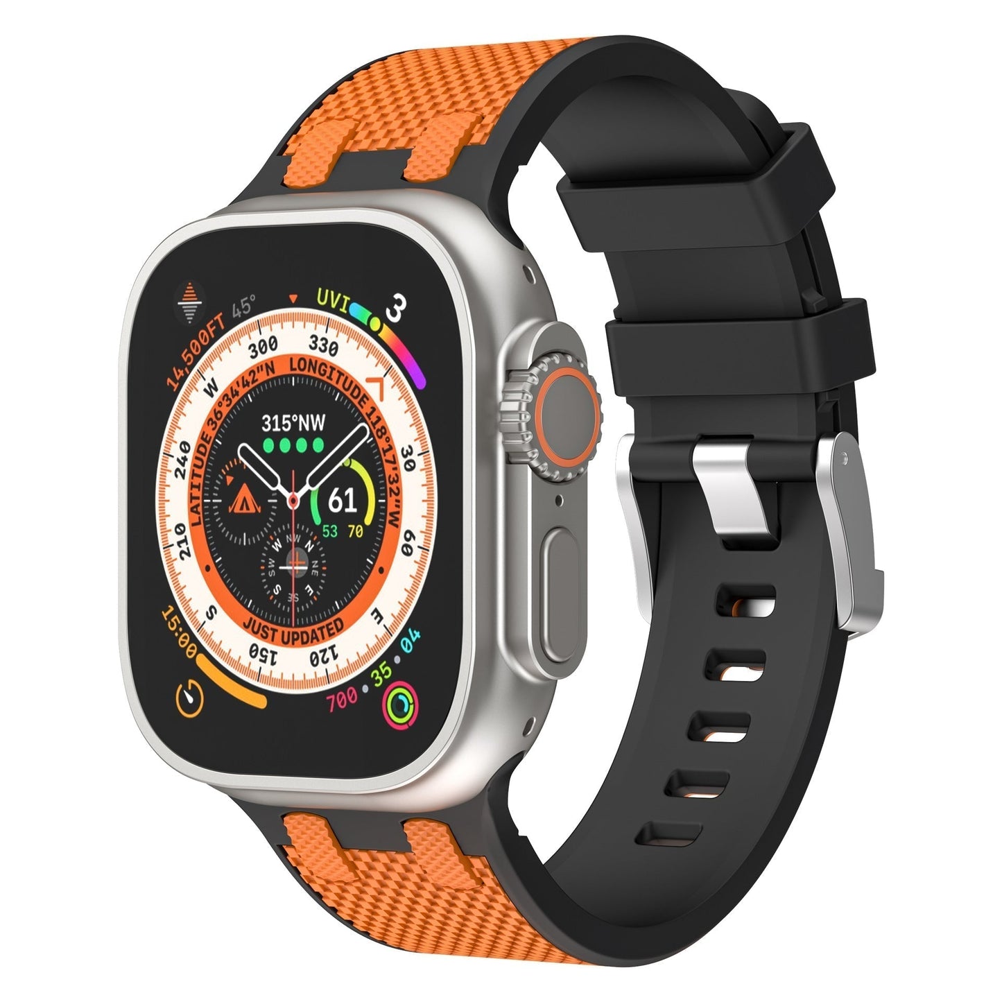 Elarova | Doppelte Farblich Passende Silikonband Für Apple Watch