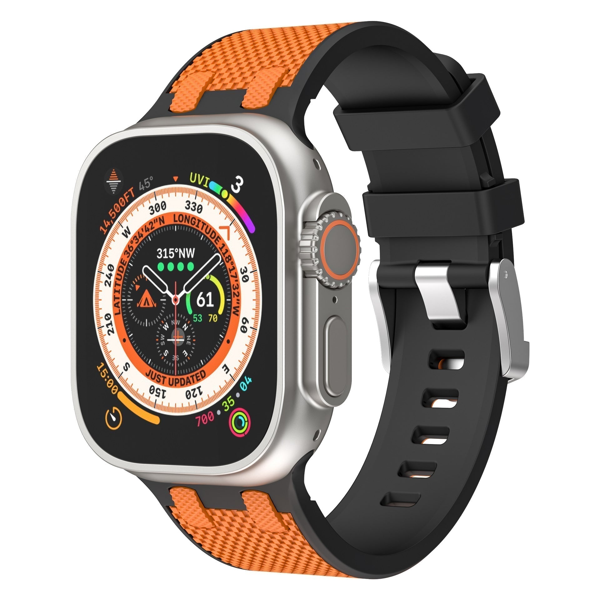 Elarova | Doppelte Farblich Passende Silikonband Für Apple Watch