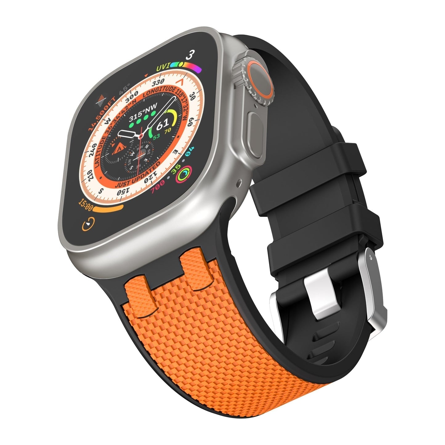 Norvielle Silikonband für Apple Watch Doppelfarbig - Norvielle