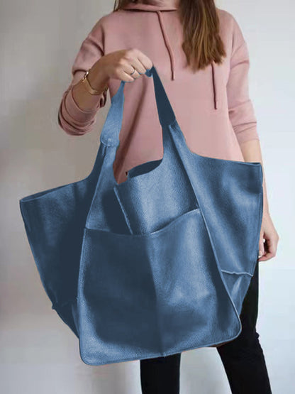 Elarova | Einfach Große Tasche Weiches Leder Große Kapazität Ein Schulter Tragbare Tote Tasche
