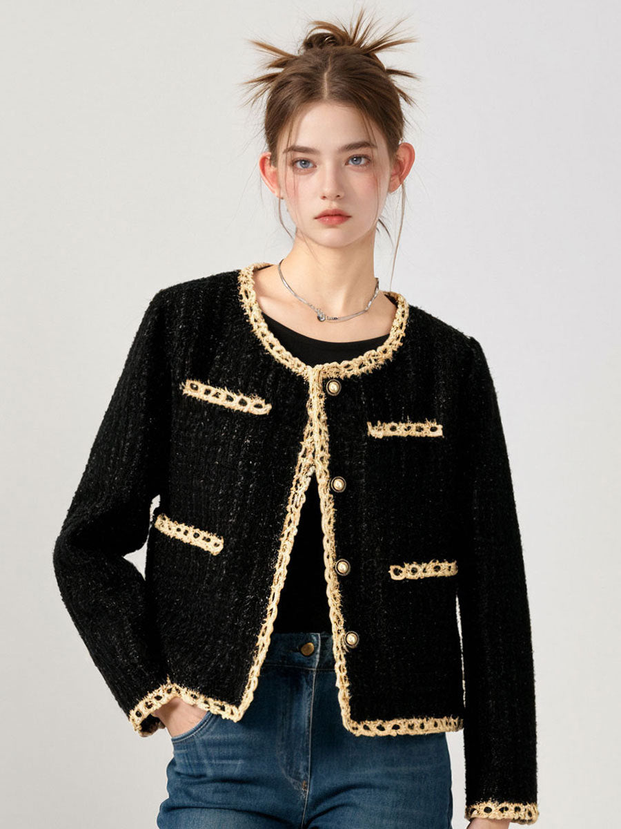 Elarova | Elegante Jacke mit Knöpfen