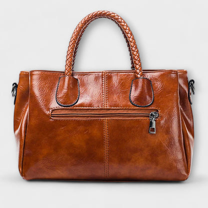 Elarova | Elegante Leder Duffel Tasche