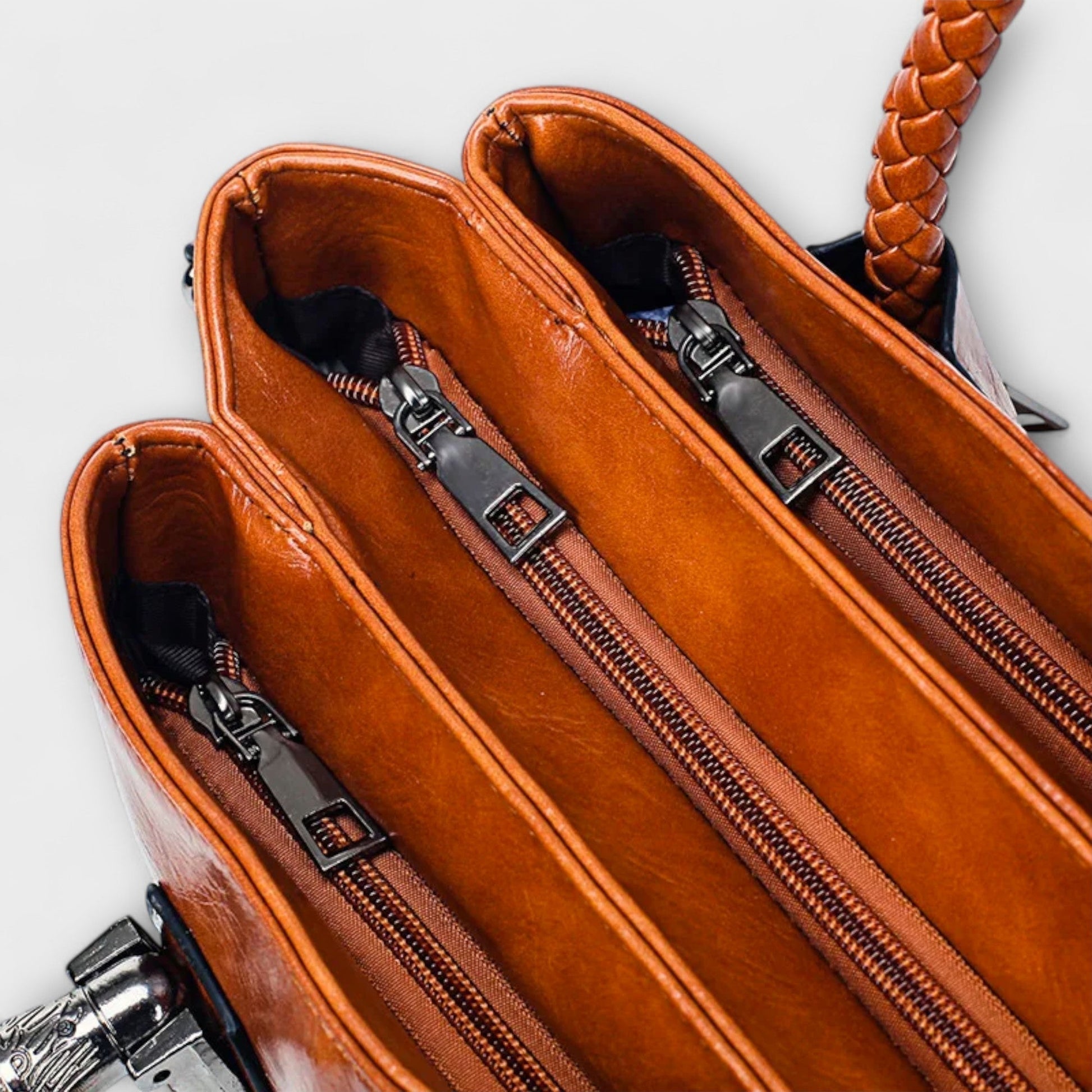 Elarova | Elegante Leder Duffel Tasche