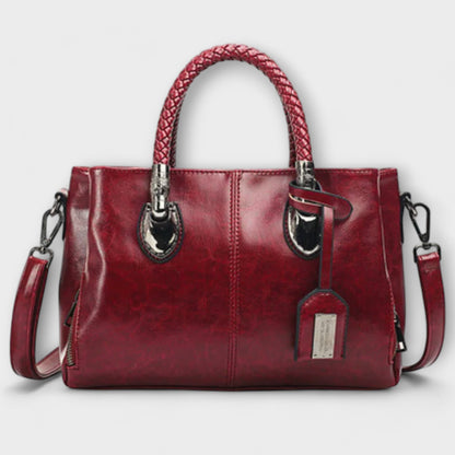 Elarova | Elegante Leder Duffel Tasche