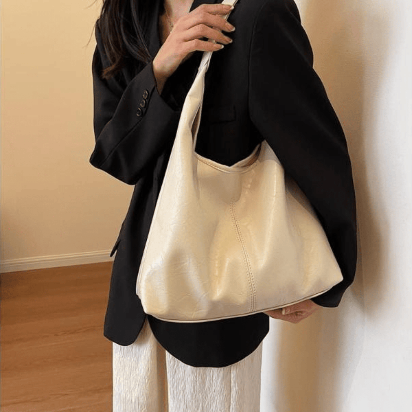 Elarova | Elegante Leder Schultertasche für Frauen