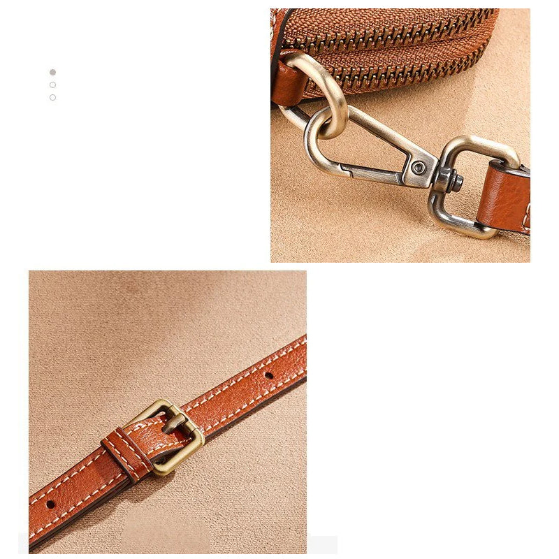 Elarova | Elegante Leder Umhängetasche