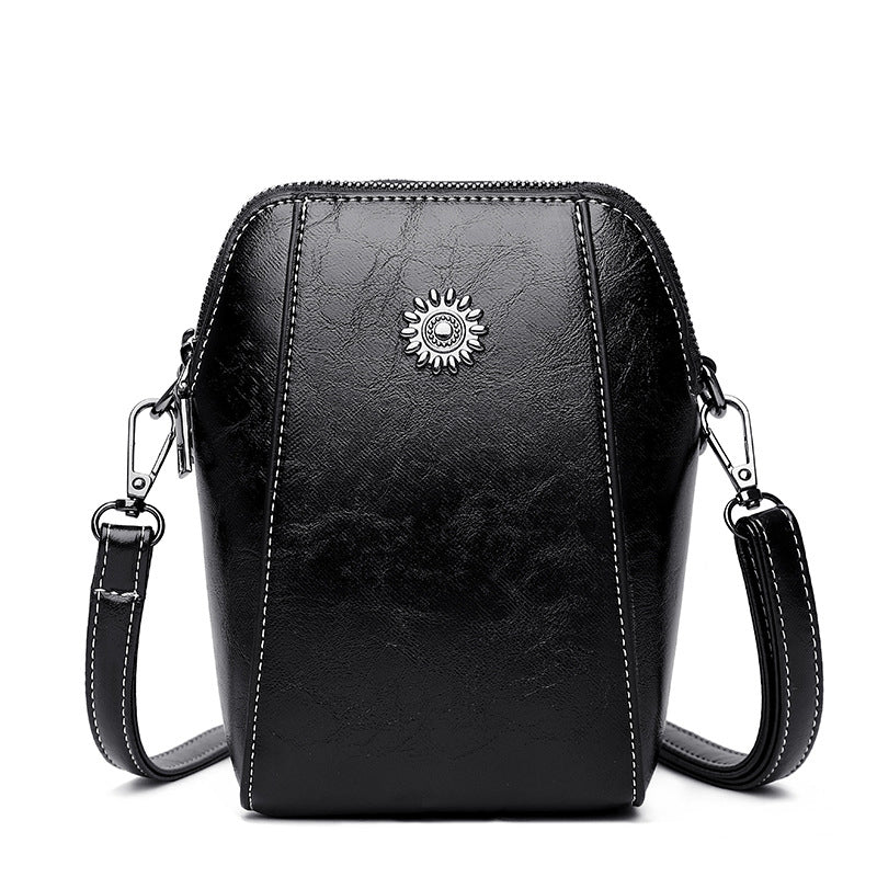 Elarova | Elegante Leder Umhängetasche
