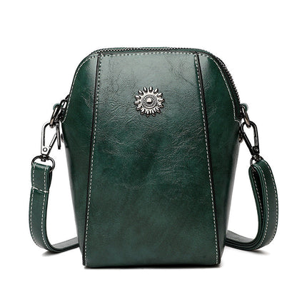 Elarova | Elegante Leder Umhängetasche