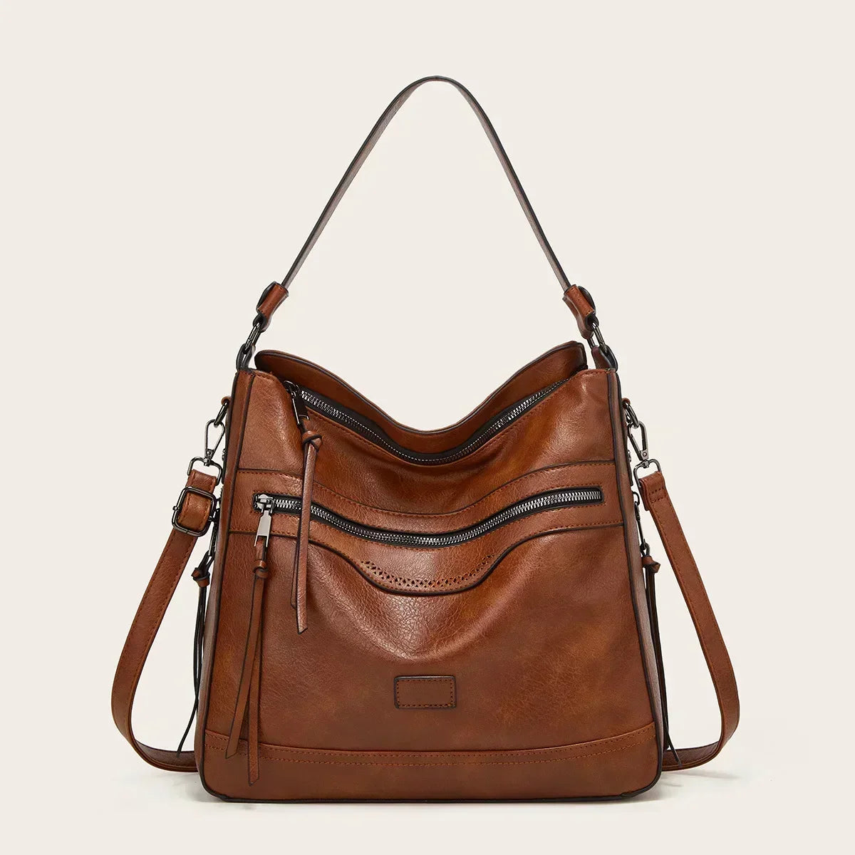 Elarova | Elegante Leder Umhängetasche