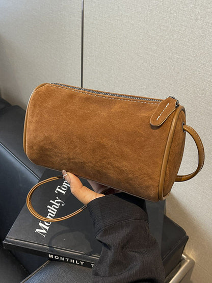Elarova | Elegante Schultertasche Aus Wildleder