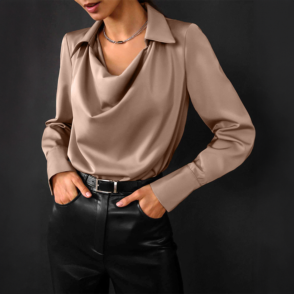 Elarova | Elegante Seidenbluse Für Damen