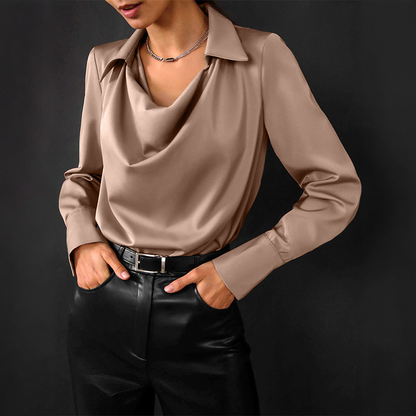 Elarova | Elegante Seidenbluse Für Damen