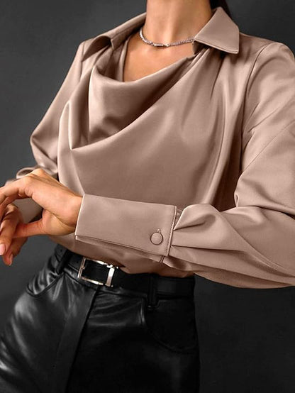 Elarova | Elegante Seidenbluse Für Damen