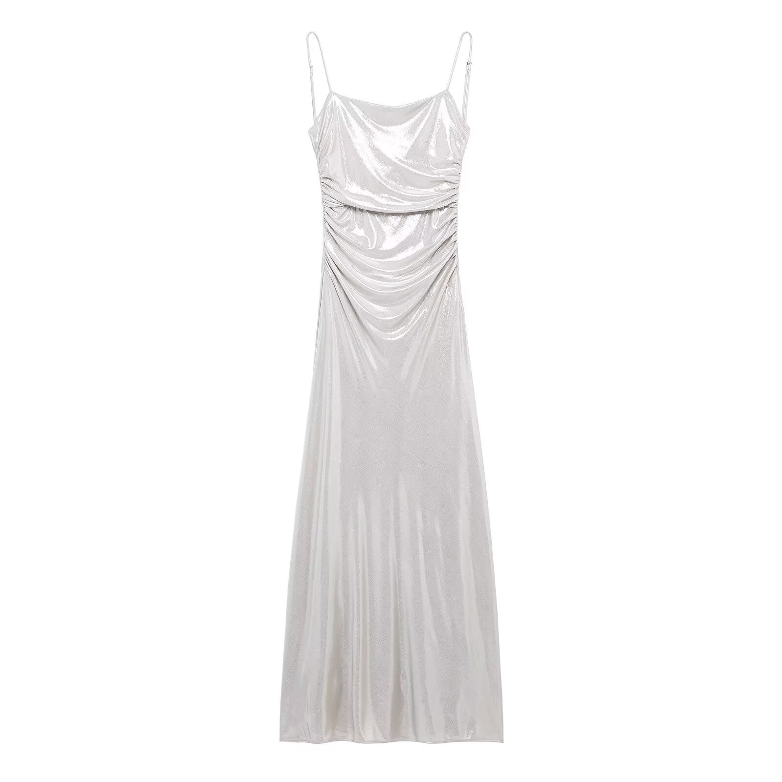 Norvielle Damen Trägerloses Abendkleid Elegant Schwarz - Norvielle