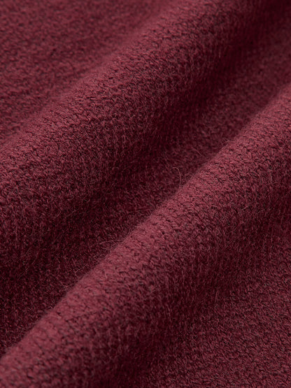 Elarova | Eleganter Metallknopf Kurzer Strickjacke