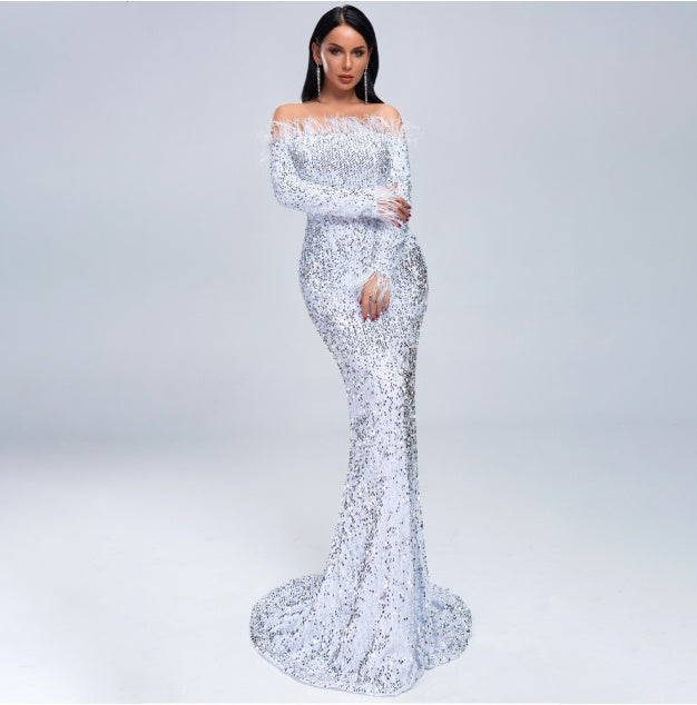 Elarova: Elegantes Abendkleid im Stil von