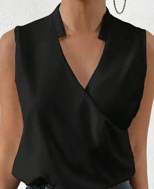 Elarova | Elegantes ärmelloses Einfarbiges Top