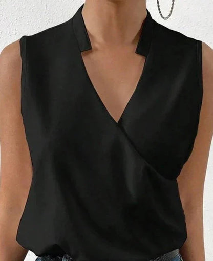 Elarova | Elegantes ärmelloses Einfarbiges Top