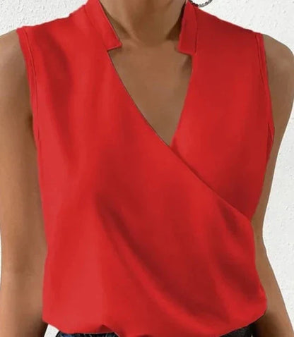 Elarova | Elegantes ärmelloses Einfarbiges Top