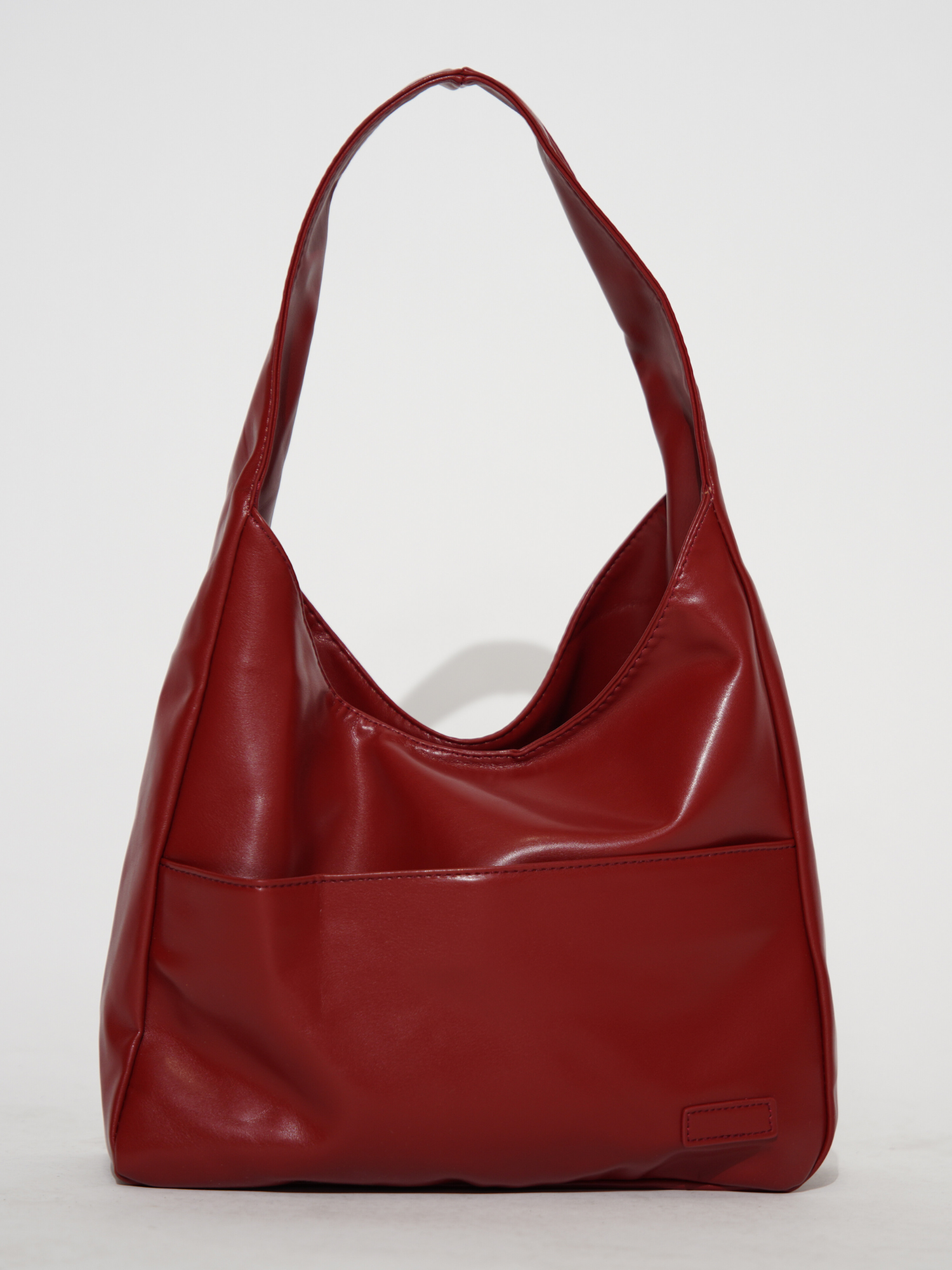 Norvielle Damen BB Tasche Reißverschluss Leder Schwarz - Norvielle