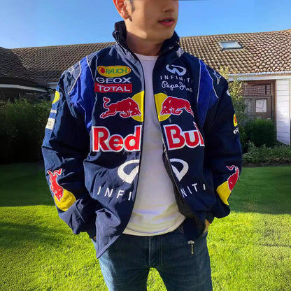 Elarova | F1 Racing Langarm Bomberjack Mit Print