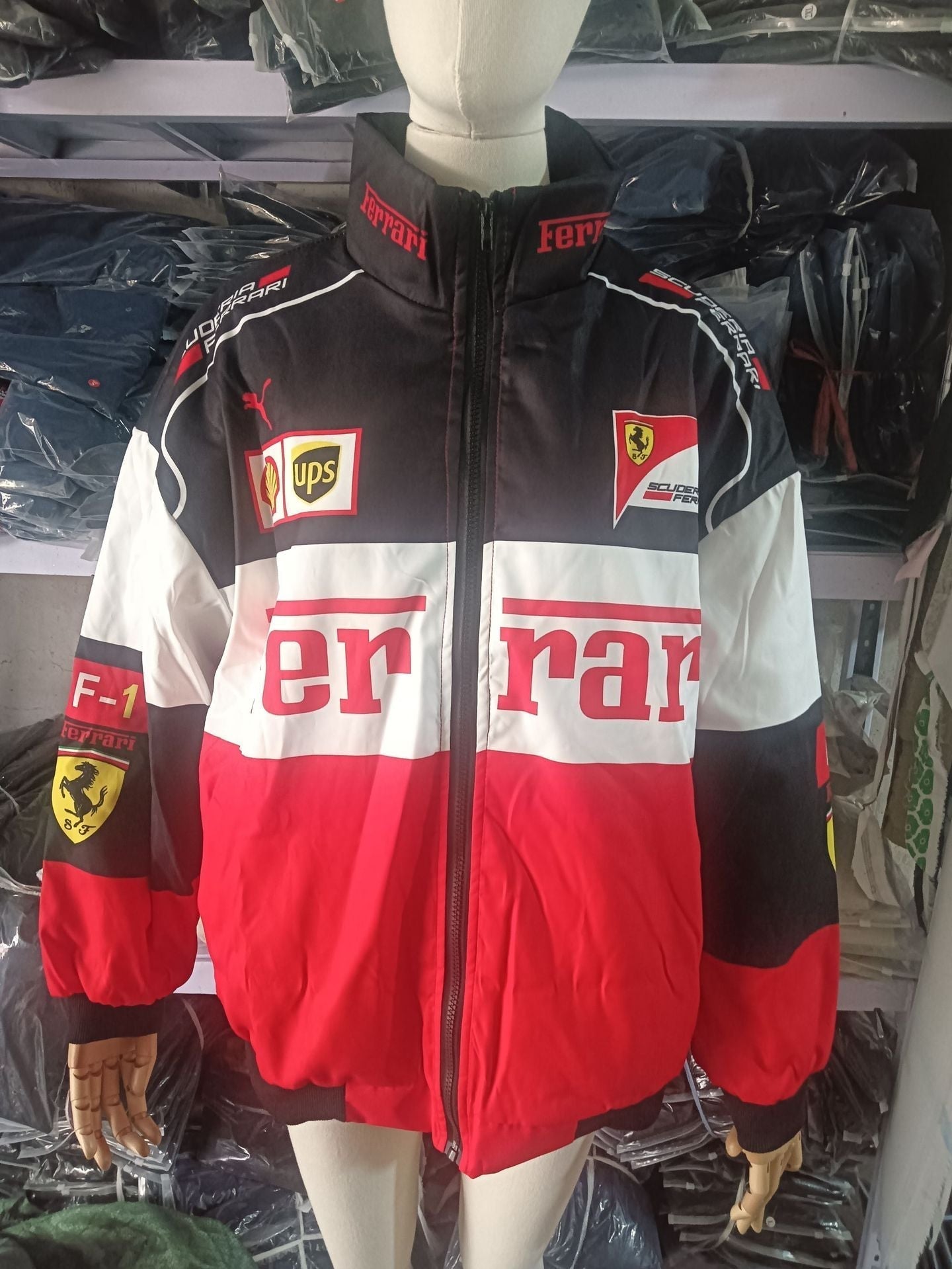 Elarova | F1 Racing Langarm Bomberjack Mit Print
