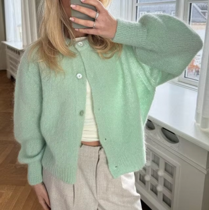 Elarova | Gebreid vest met knoopsluiting