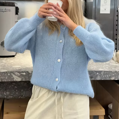 Elarova | Gebreid vest met knoopsluiting