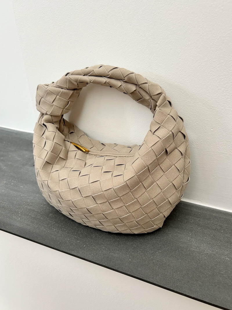Elarova | Geflochtene Mini Tasche Aus Wildleder