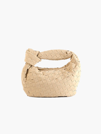 Elarova | Geflochtene Mini Tasche Aus Wildleder