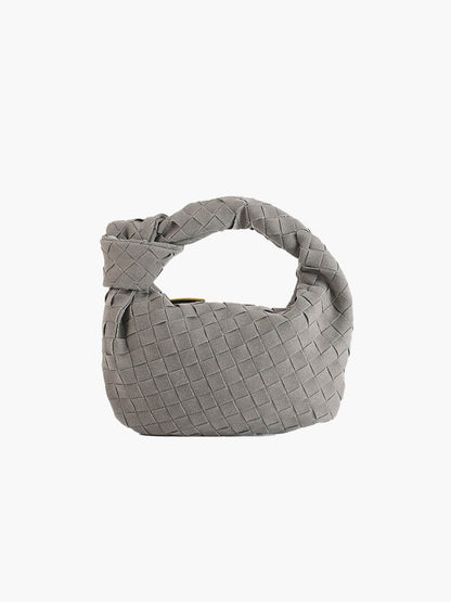 Elarova | Geflochtene Mini Tasche Aus Wildleder