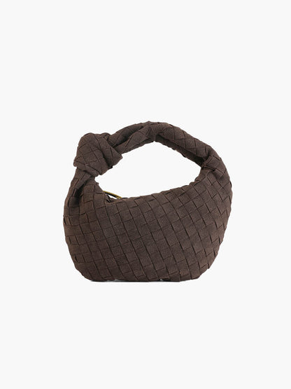 Geflochtete Damen Mini Tasche Wildleder - Norvielle