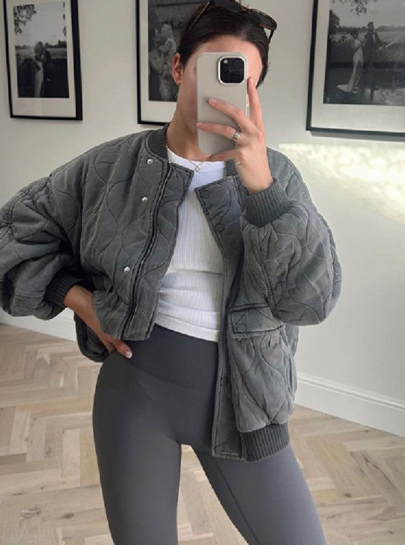 Elarova | Gepolsterte Bomberjacke