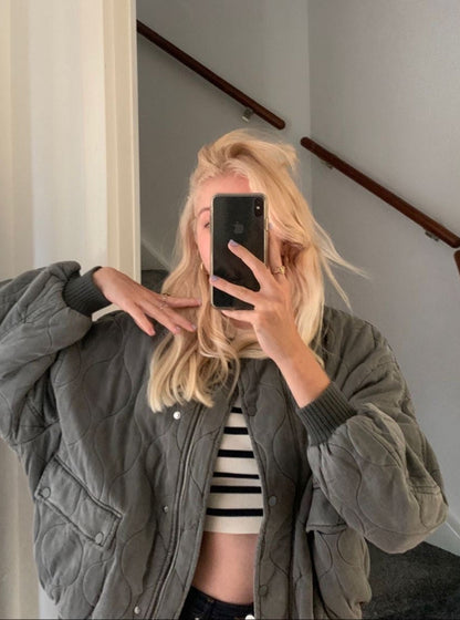 Elarova | Gepolsterte Bomberjacke
