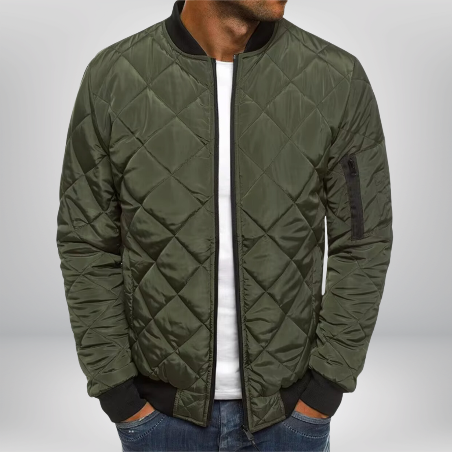 Norvielle Damen Gepolsterte Bomberjacke - Norvielle