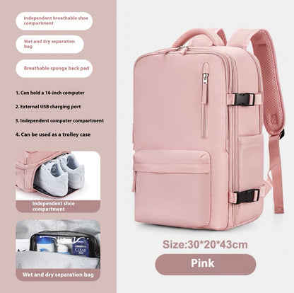 Elarova | Geräumiger Vielseitiger Rucksack