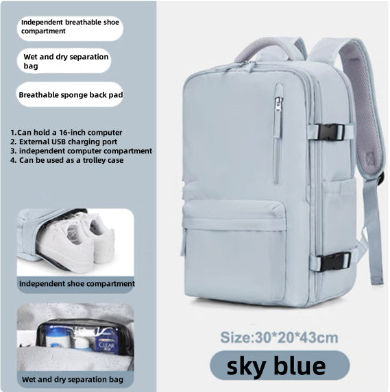 Elarova | Geräumiger Vielseitiger Rucksack