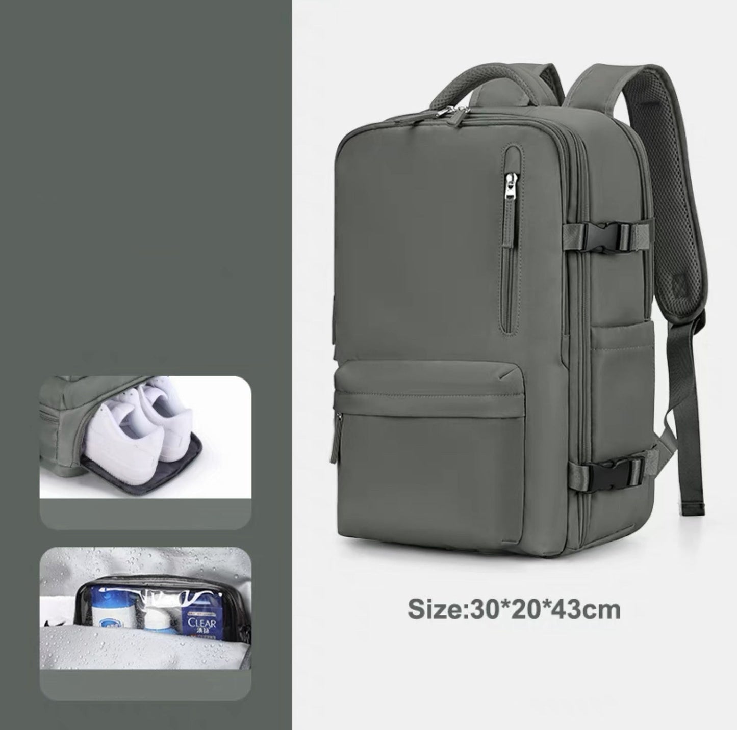 Elarova | Geräumiger Vielseitiger Rucksack