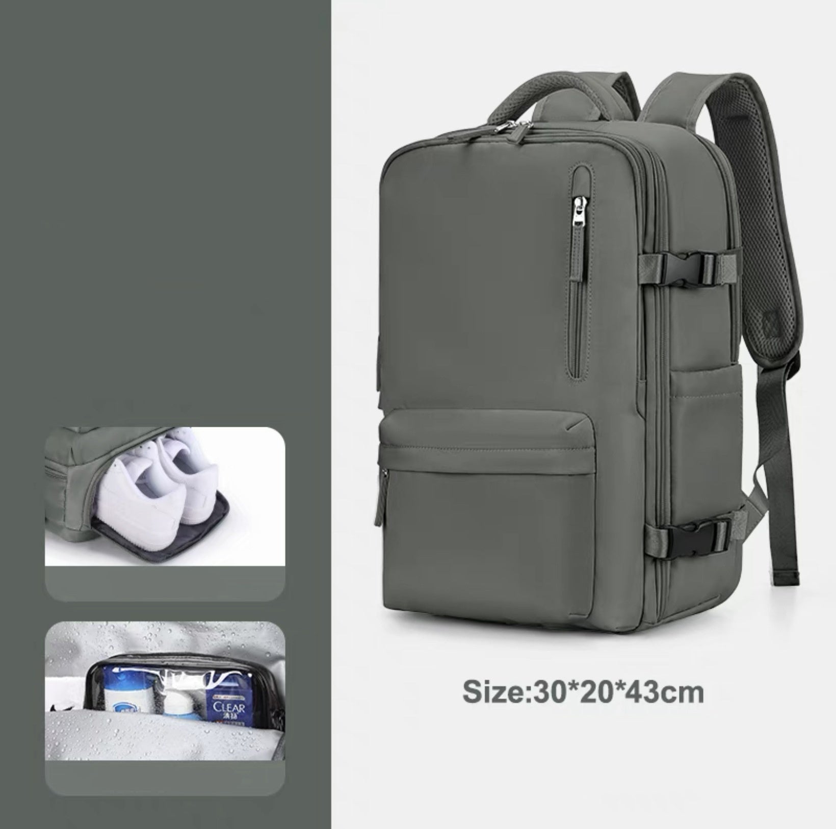 Elarova | Geräumiger Vielseitiger Rucksack