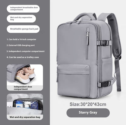 Elarova | Geräumiger Vielseitiger Rucksack