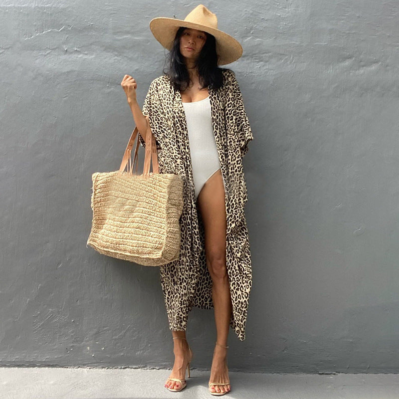 Elarova | Glamouröse Sonnenschutz Resort Strandkleid Cover Up