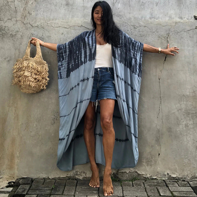 Elarova | Glamouröse Sonnenschutz Resort Strandkleid Cover Up