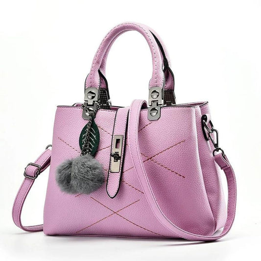 Norvielle Damen Mode Handtasche Groß Diagonale Kreuz Schultertasche - Norvielle
