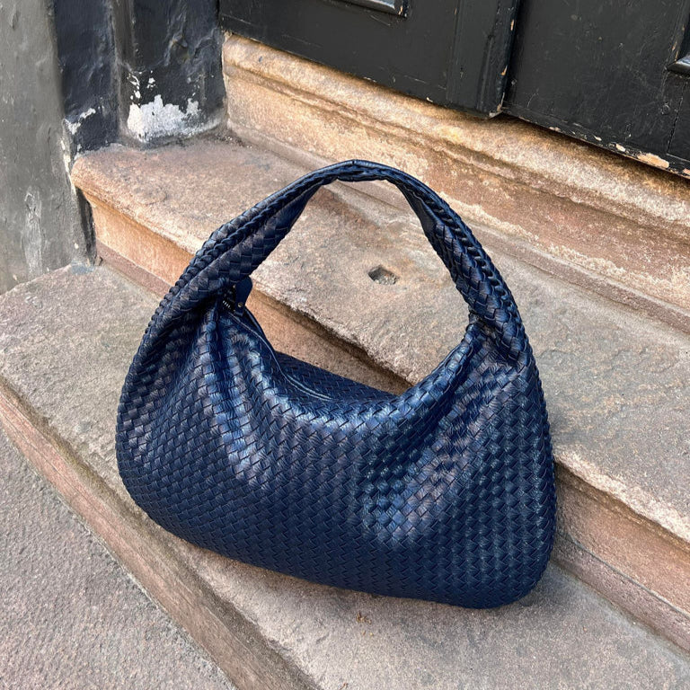 Elarova | Groß Ein Schulterriemen Gewebte Tasche Kunstledertaschen